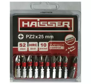 Набір біт Haisser PZ2X25 мм 10шт