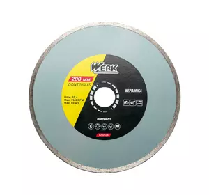 Алмазний диск Werk Ceramics 200x5x25.4 мм