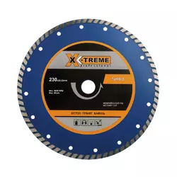 X-TREME Turbo - 230x7x22.225мм Диск алмазний по бетону