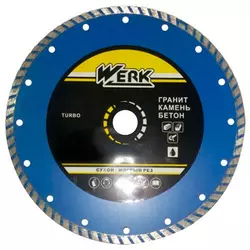 Алмазний диск Werk Turbo WE110111 (125x7x22.225 мм)