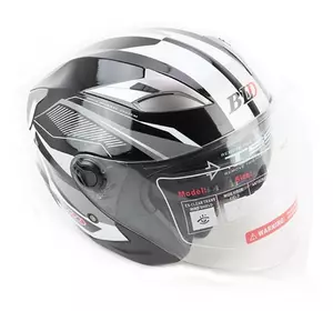 Мотошолом FORTE BLD-708 Чорно-білий XL Мотошолом FORTE BLD-708 Чорно-білий XL