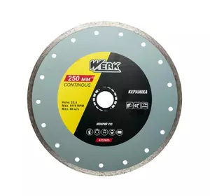Алмазний диск Werk Ceramics 250x5x25.4 мм