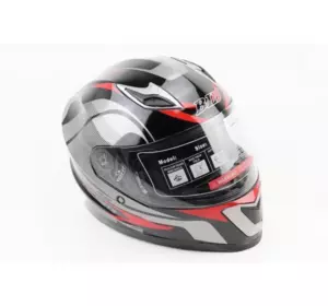 Мотошолом FORTE М62 Чорно червонний XL Мотошолом FORTE М62 Чорно червонний XL