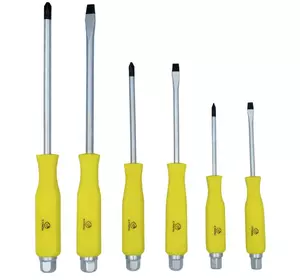 Набір ударних викруток 49096 Сталь 6 шт Набір ударних викруток 49096 Сталь 6 шт