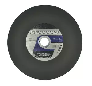 Відрізний круг по металу Gerrard 300х3.0х32 мм 4181848