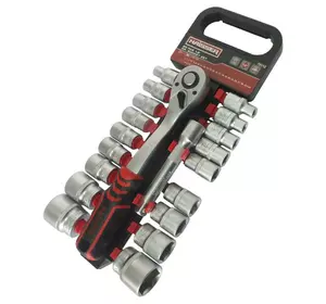 Набір насадок торцевих з тріскачкою HAISSER 1/2", 20 од. Набір насадок торцевих з тріскачкою HAISSER 1/2", 20 од.