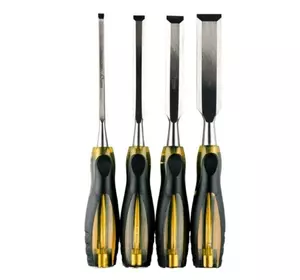 Набір ударних стамесок 4 шт Сталь Набір ударних стамесок 4 шт Сталь