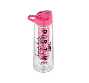 Пляшка для води Lidya з інфузором 730 мл GT-G-912051 GUSTO рожева