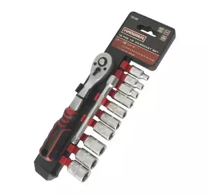 Набір насадок торцевих з тріскачкою Haisser 12 шт 1/4 Набір насадок торцевих з тріскачкою Haisser 12 шт 1/4