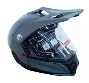 Мотошолом підлітковий FORTE BLD-818-2 Сірий M Мотошолом підлітковий FORTE BLD-818-2 Сірий M