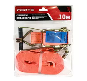 Стяжной трос RTD-2000-10 50 мм*10 м Forte Стяжной трос RTD-2000-10 50 мм*10 м Forte