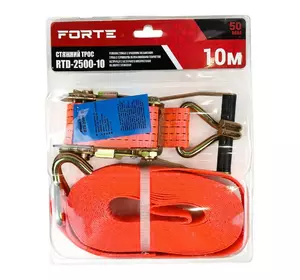Стяжний трос RTD-2500-10 50 мм*10 м Forte Стяжний трос RTD-2500-10 50 мм*10 м Forte