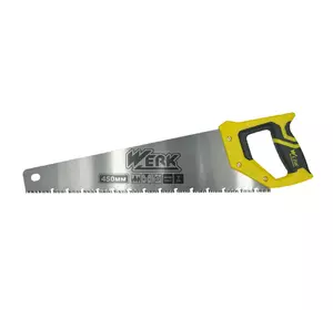 Ножівка по дереву 450 мм 7TPI 3D Л-зубці Werk 40132
