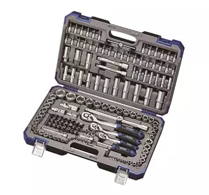 Набір інструментів професійний 1/4" і 3/8" і 1/2" 151 од. Haisser BLACK 70257 Набір інструментів професійний 1/4" і 3/8" і 1/2" 151 од. Haisser BLACK 70257