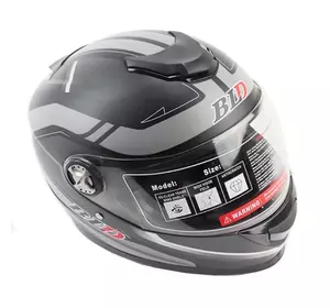 Мотошолом FORTE BLD-M65 Чорно-сірий M Мотошолом FORTE BLD-M65 Чорно-сірий M