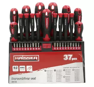 Набір викруток Haisser 37 шт 49135 Набір викруток Haisser 37 шт 49135