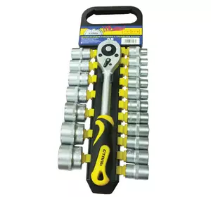 СТАЛЬ AT-1219 Набір насадок торцевих з тріскачкою 19 шт 1/2 (70007) СТАЛЬ AT-1219 Набір насадок торцевих з тріскачкою 19 шт 1/2 (70007)