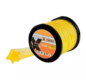 Ліска до мотокоси 2.4мм x 616м Зірка X-Treme Ліска до мотокоси 2.4мм x 616м Зірка X-Treme