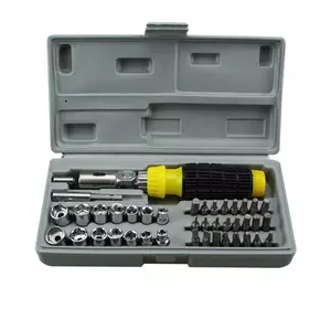 Сталь 49052 Викрутка зі змінними насадками 41 в 1 Сталь 49052 Викрутка зі змінними насадками 41 в 1