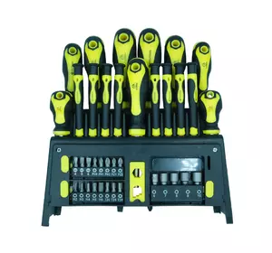 Набір викруток та біт 39 предметів 49112 Сталь Набір викруток та біт 39 предметів 49112 Сталь