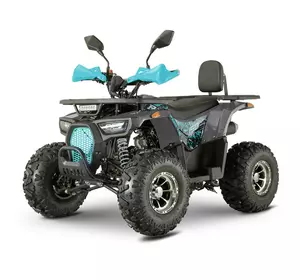 Квадроцикл FORTE ATV150P Чорно-блакитний Квадроцикл FORTE ATV150P Чорно-блакитний