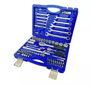 Набір інструментів професійний 82 од. 1/4" і 1/2" GERRARD 70236 Набір інструментів професійний 82 од. 1/4" і 1/2" GERRARD 70236