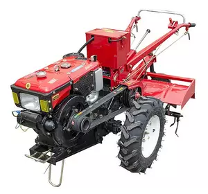 Мотоблок дизельний червоний Forte МД-101Е LUX без плуга Мотоблок дизельний червоний Forte МД-101Е LUX без плуга