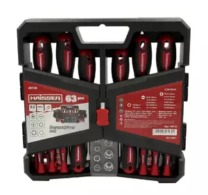 Набір викруток Haisser 63 шт 49136 Набір викруток Haisser 63 шт 49136